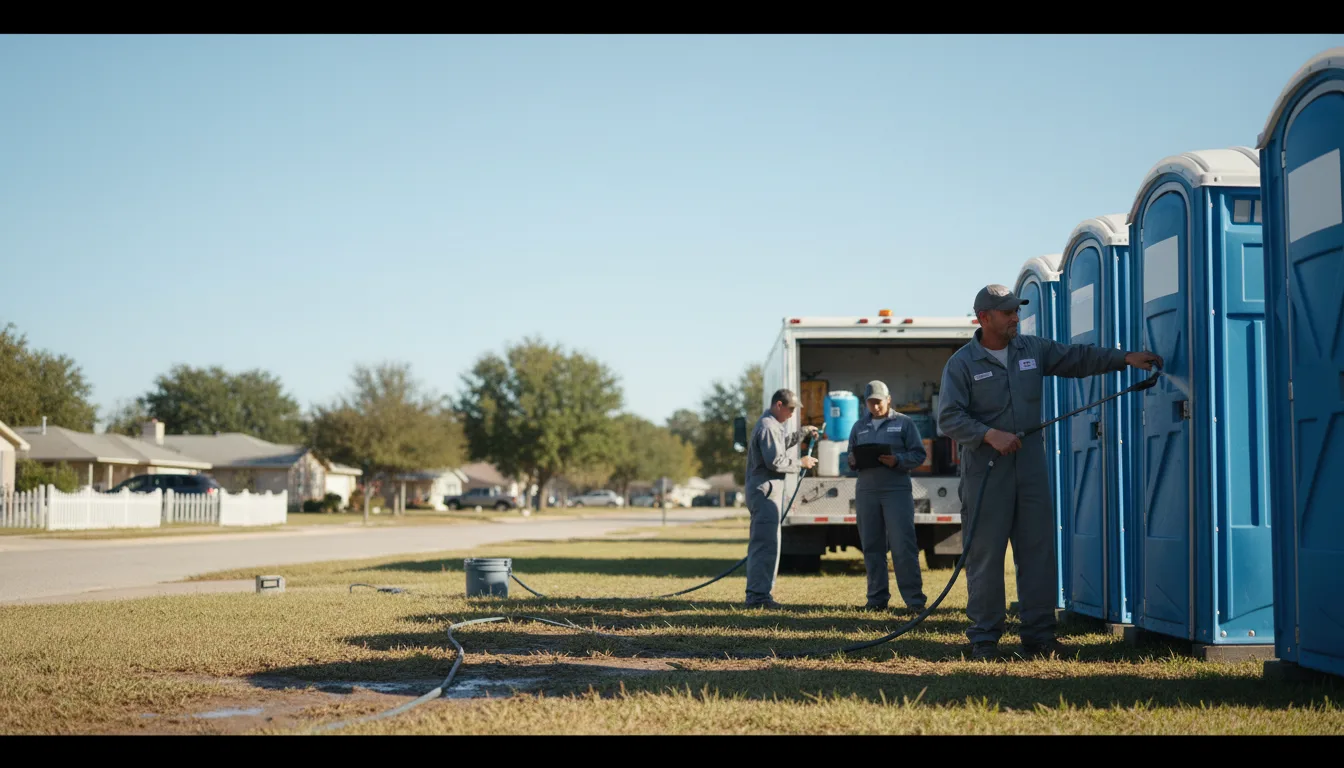 Long-Term Portable Toilet Rental in Graham, OK near me
